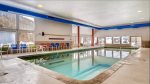 Shared community indoor pool for Lakeside Village Condos
